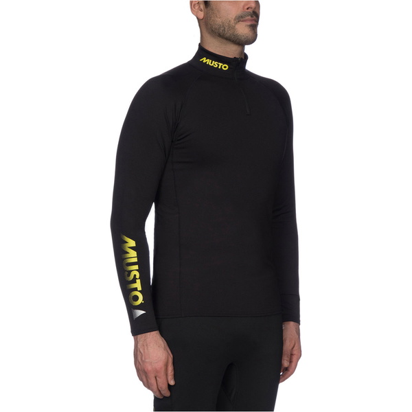 2019 Musto Championship Hydrothermal 1/2 Zip Top Noir SUTS007